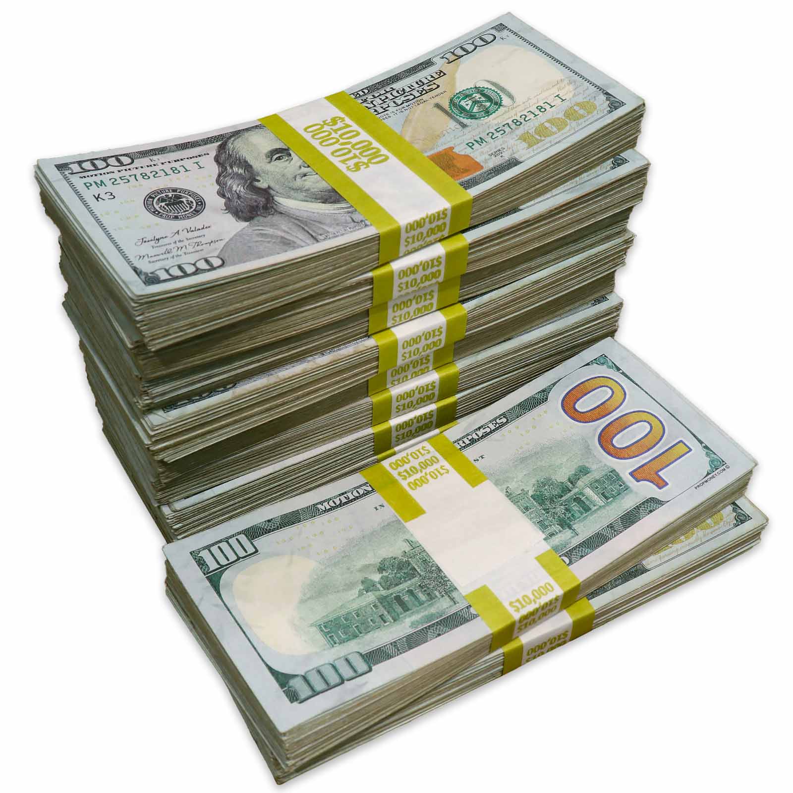 $100,000 RealAged® BLANK FILLER New Series Stacks