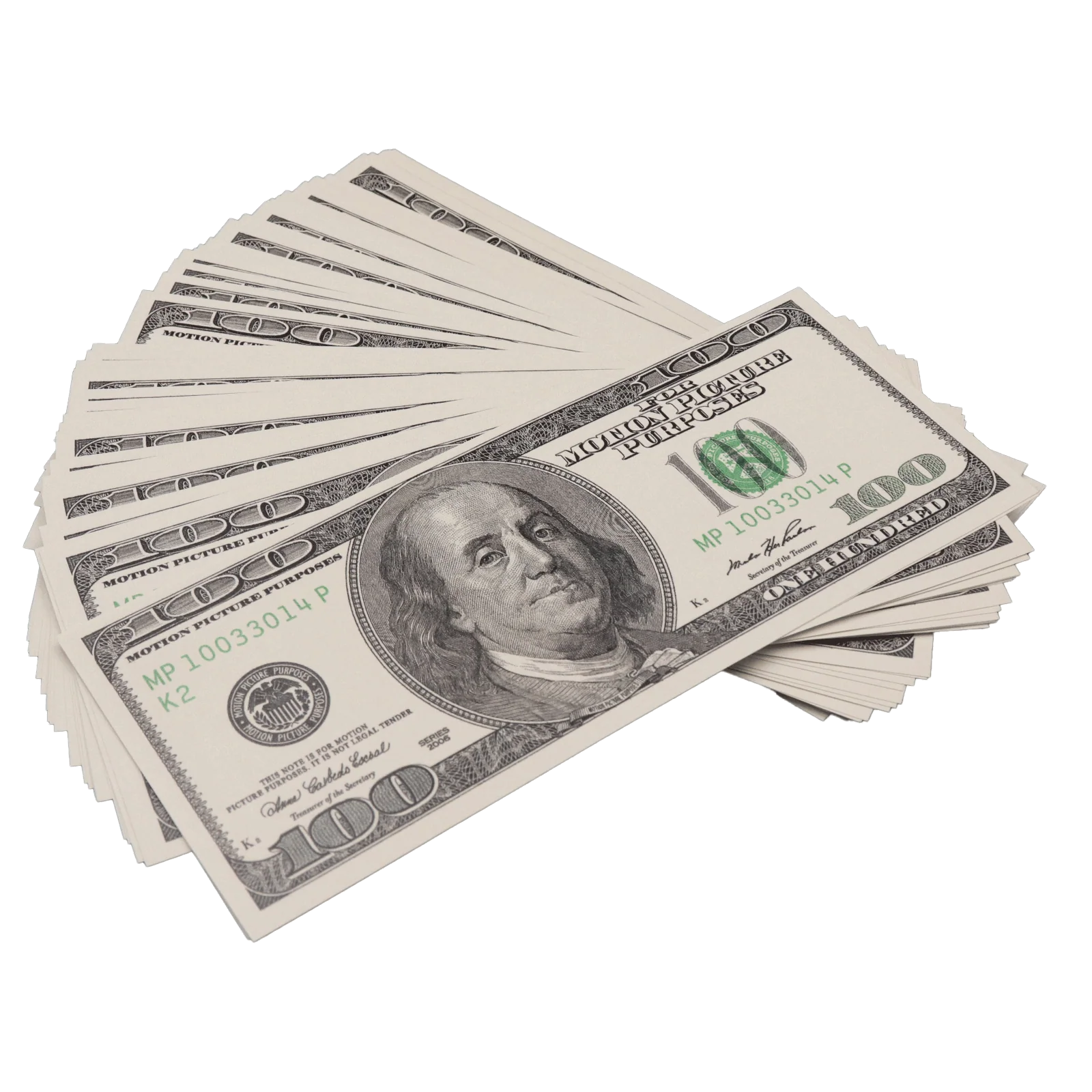 $100 2000 Series Bills