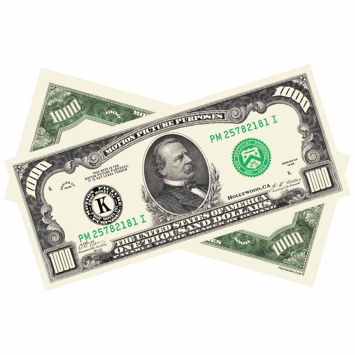 $1,000 Vintage Series Bills