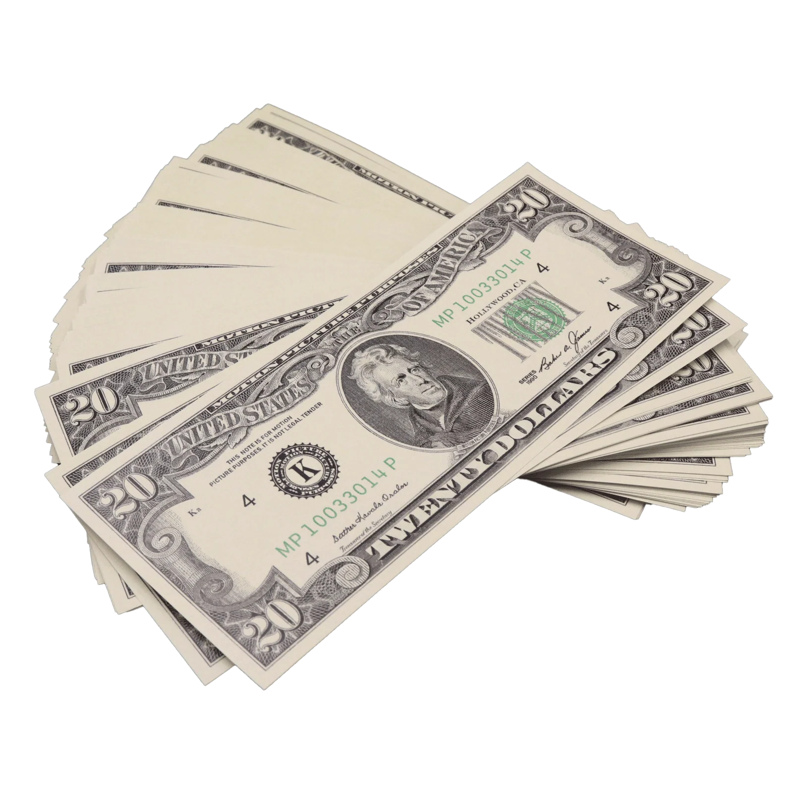 $2,000 Full Print 1990 Series Stack - Image 3
