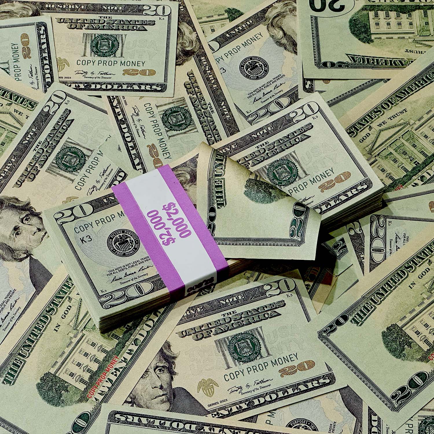 $20 United States New Series Full Print Premier Stack - Image 2