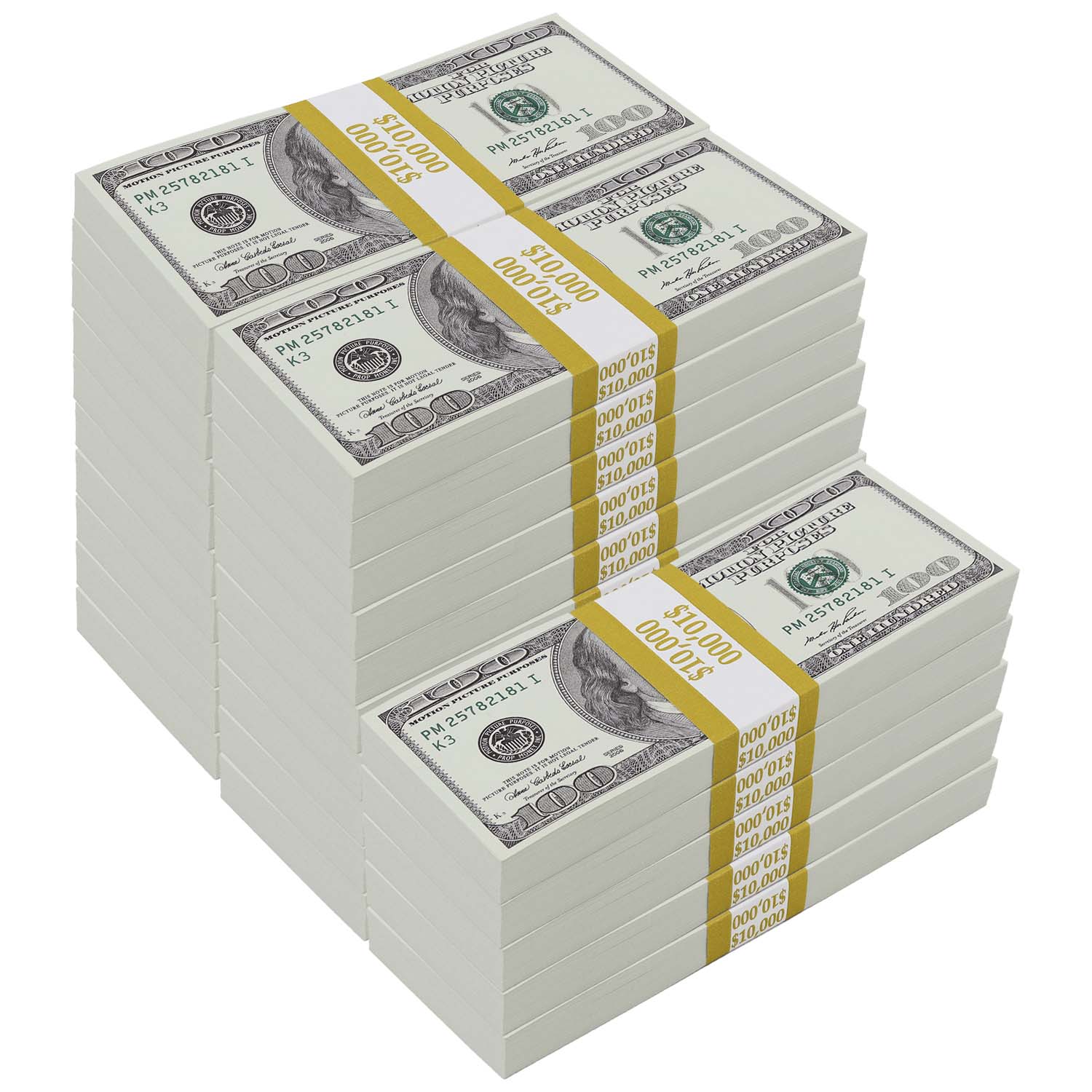 $250,000 BLANK FILLER 2000 Series Stacks
