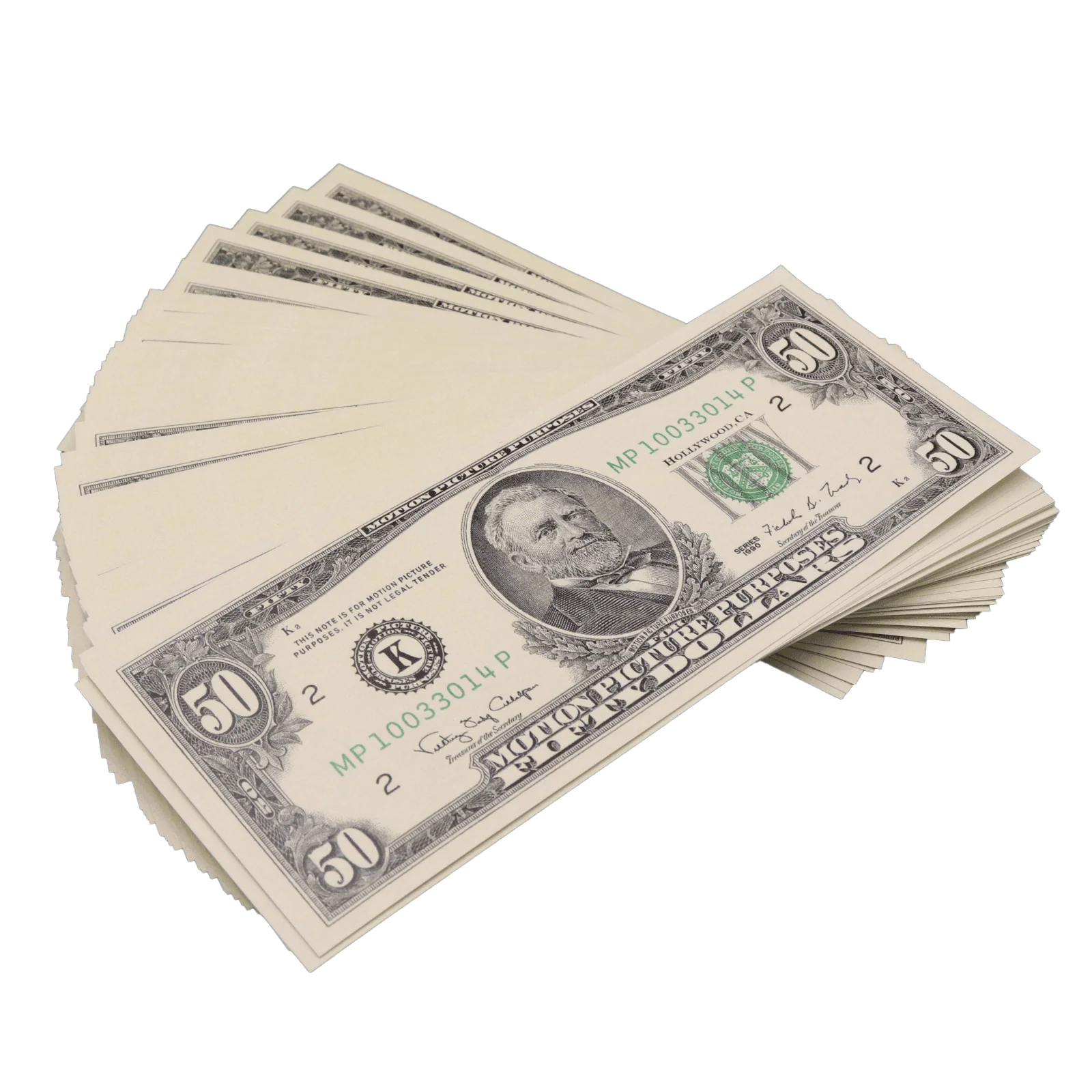 $5,000 Full Print 1990 Series Stack - Image 3