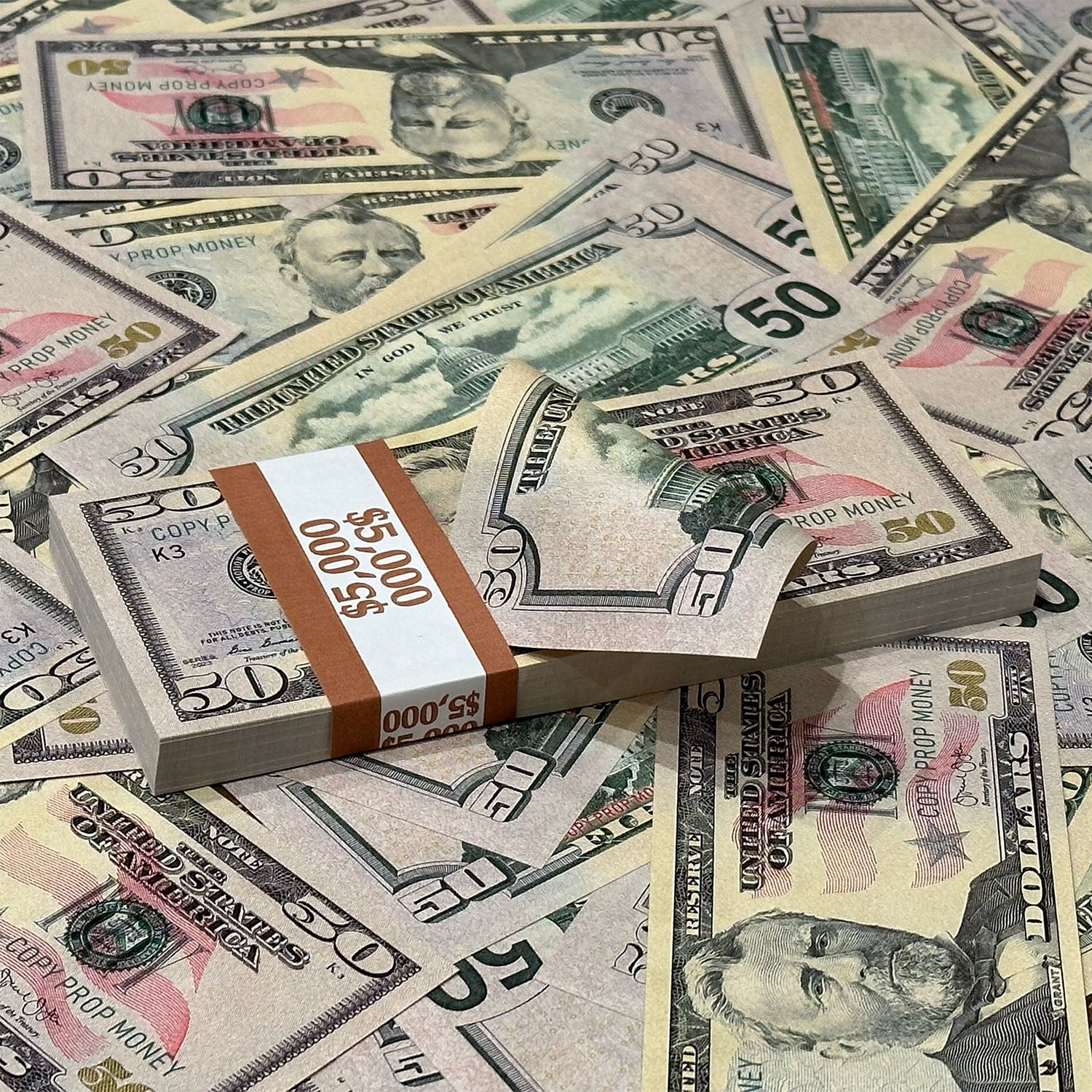 $50 United States New Series Full Print Premier Stack - Image 2
