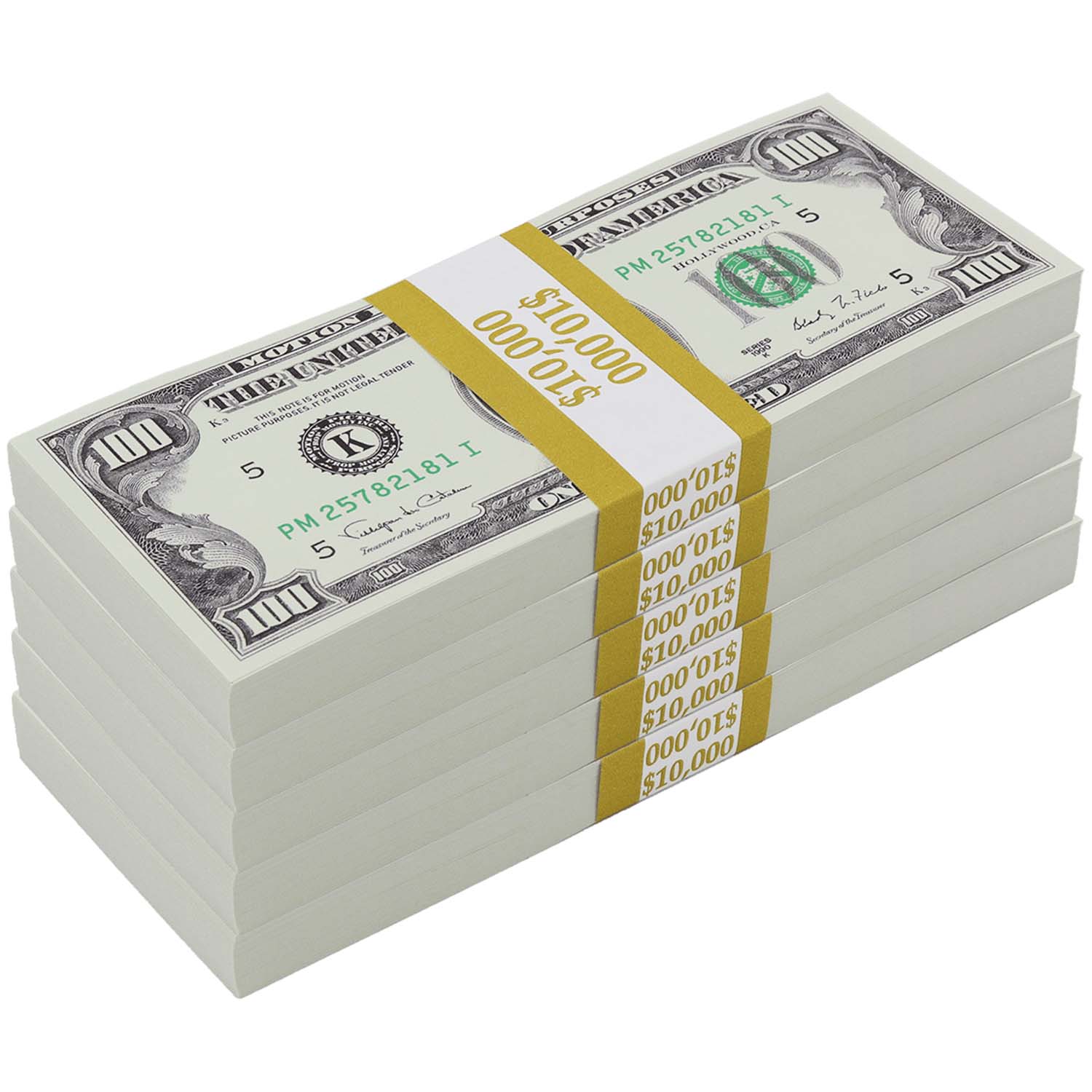 $50,000 BLANK FILLER 1990 Series Stacks
