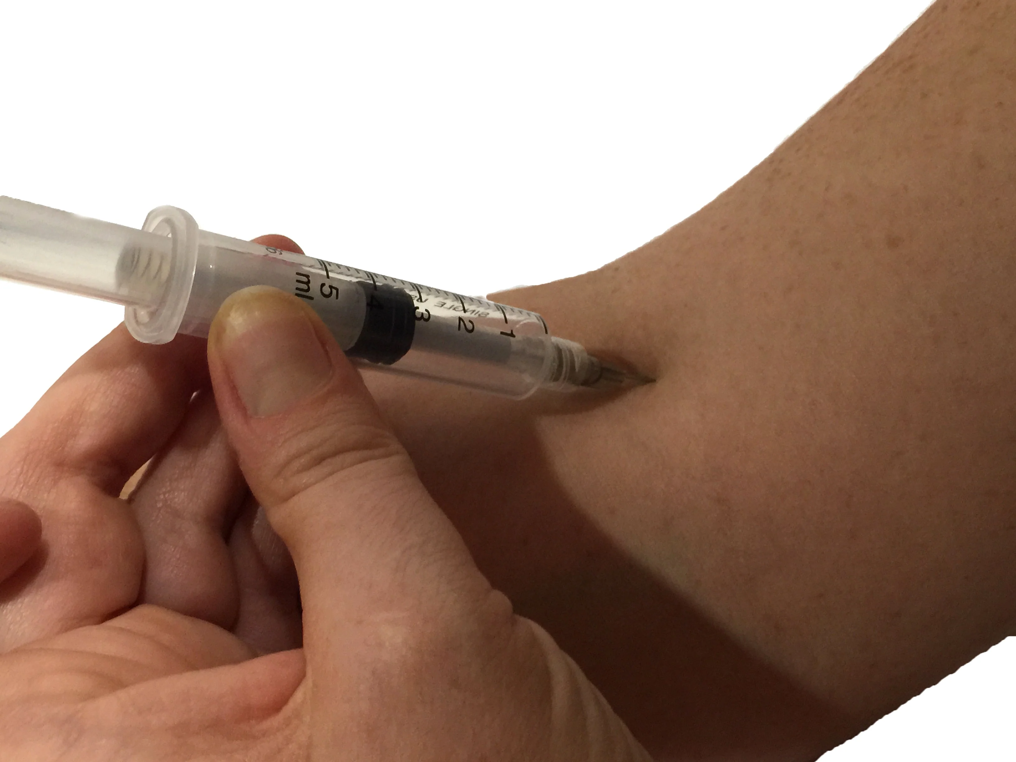 5ml Retractable Hypo Syringe Prop - Retractable Needle and Plunger - NO LIQUIDS - Image 5