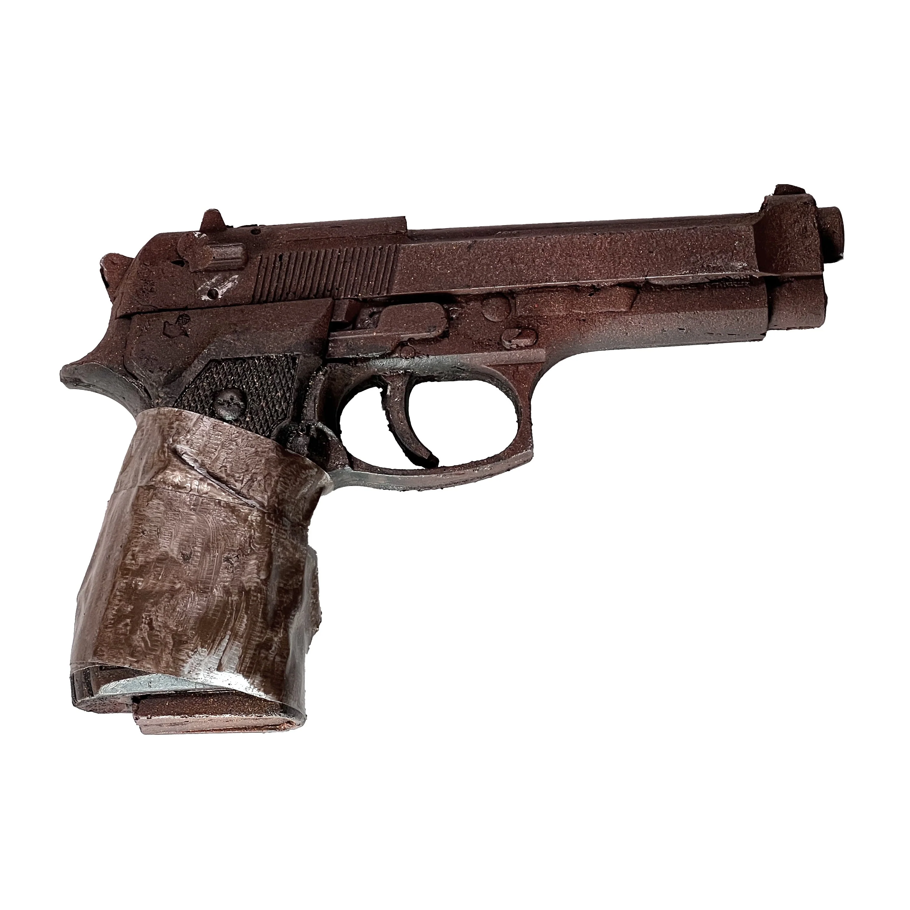 Foam Rubber Beretta 9mm Semi Automatic Style Inert Handgun Prop - Image 15