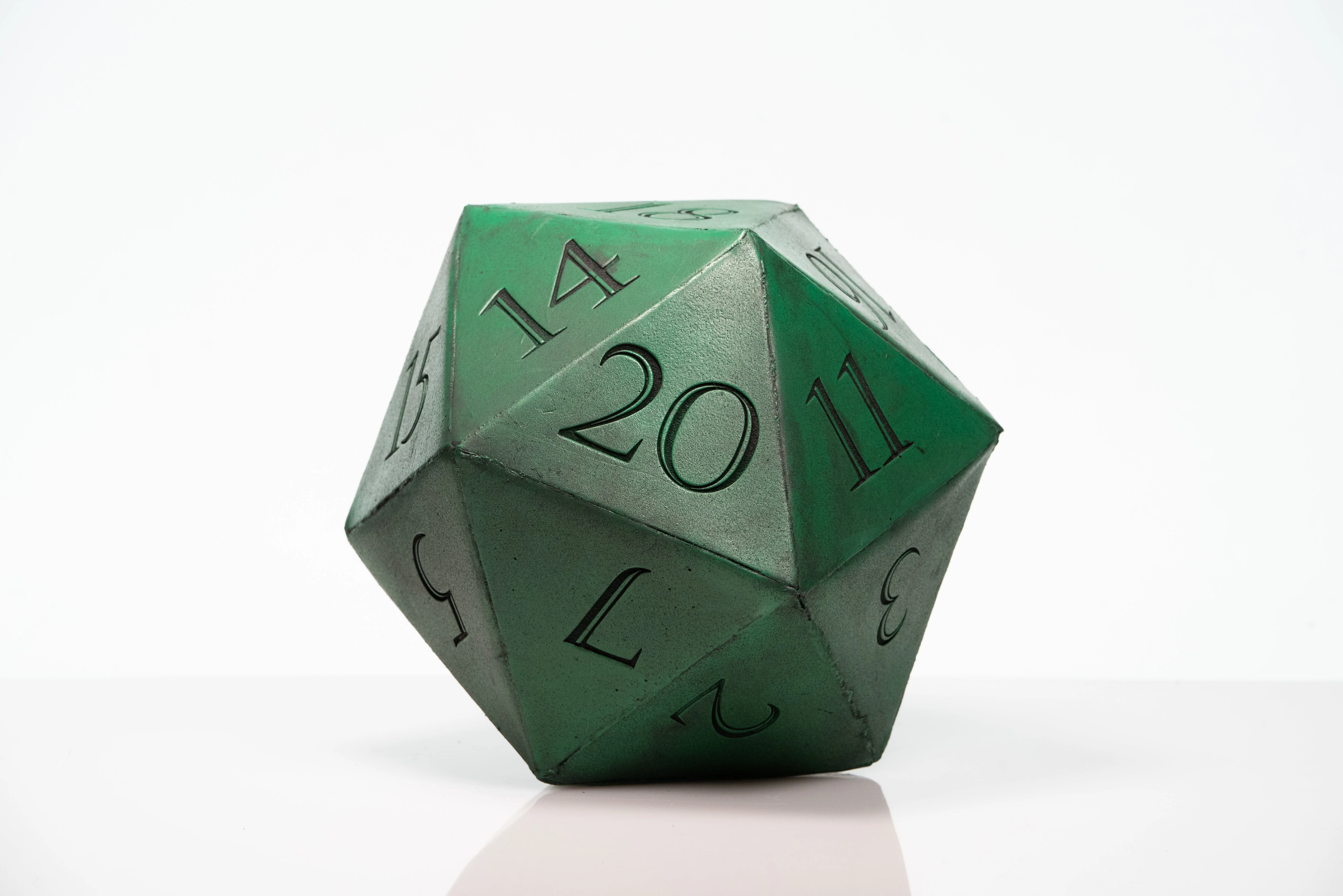 Giant D20 Die 10" Tall Display Prop - Image 2