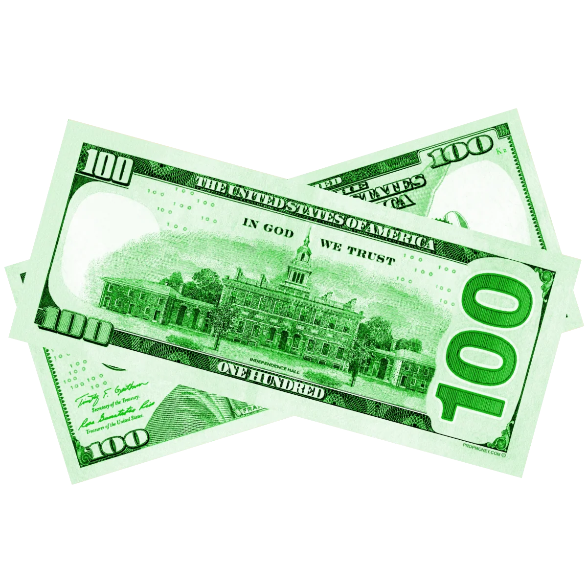 Green Prop Money Bills - Image 2