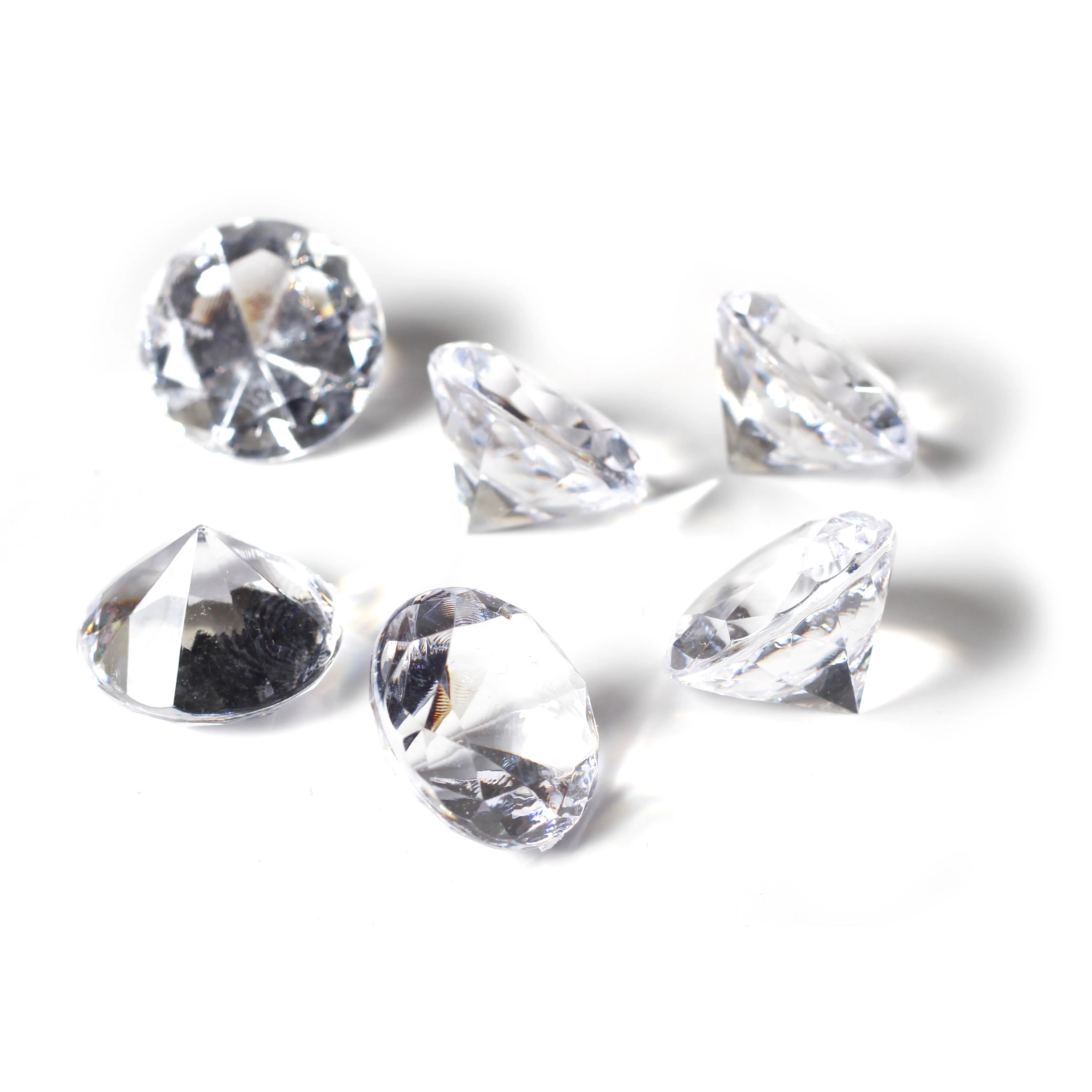 Large Acrylic Plastic Diamond 1 Inch diameter - Image 2