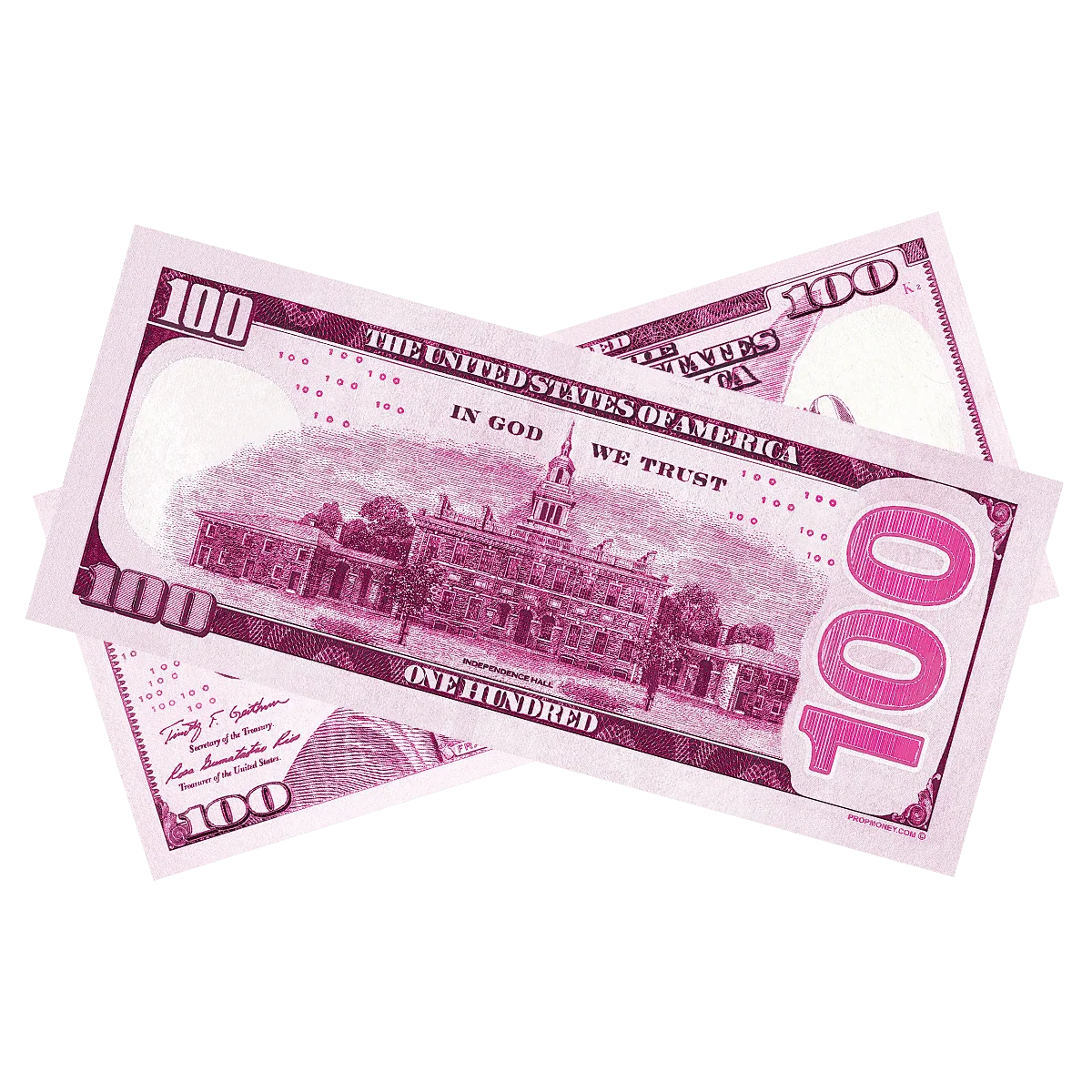 Pink Prop Money Bills - Image 4