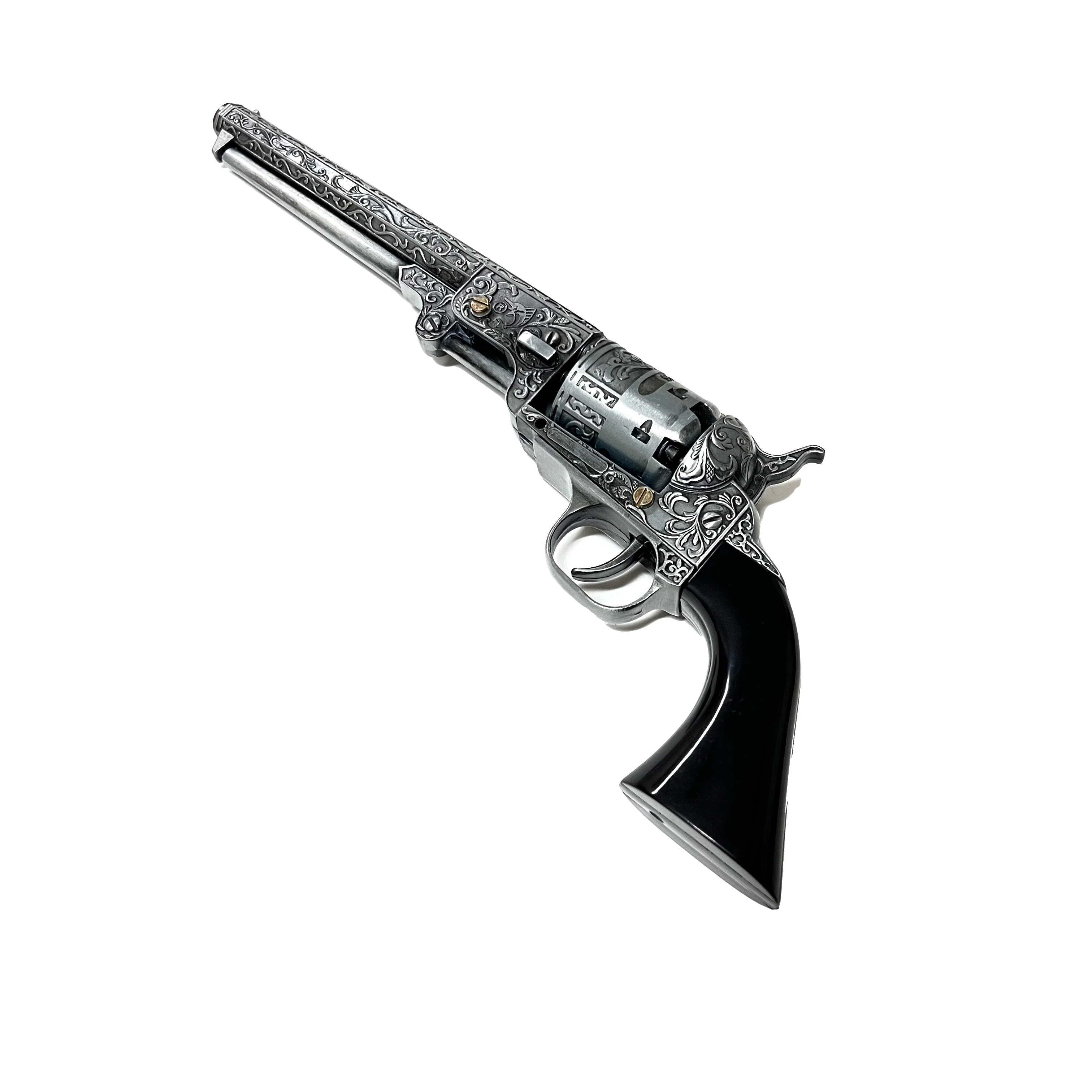 Western Cowboy Revolver Pistol Non-Firing Replica Gun with Stand - Image 2